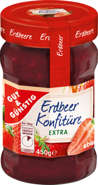 Варень Erdbeer гүзээлзгэнэ 450гр 1х*10ш G&G