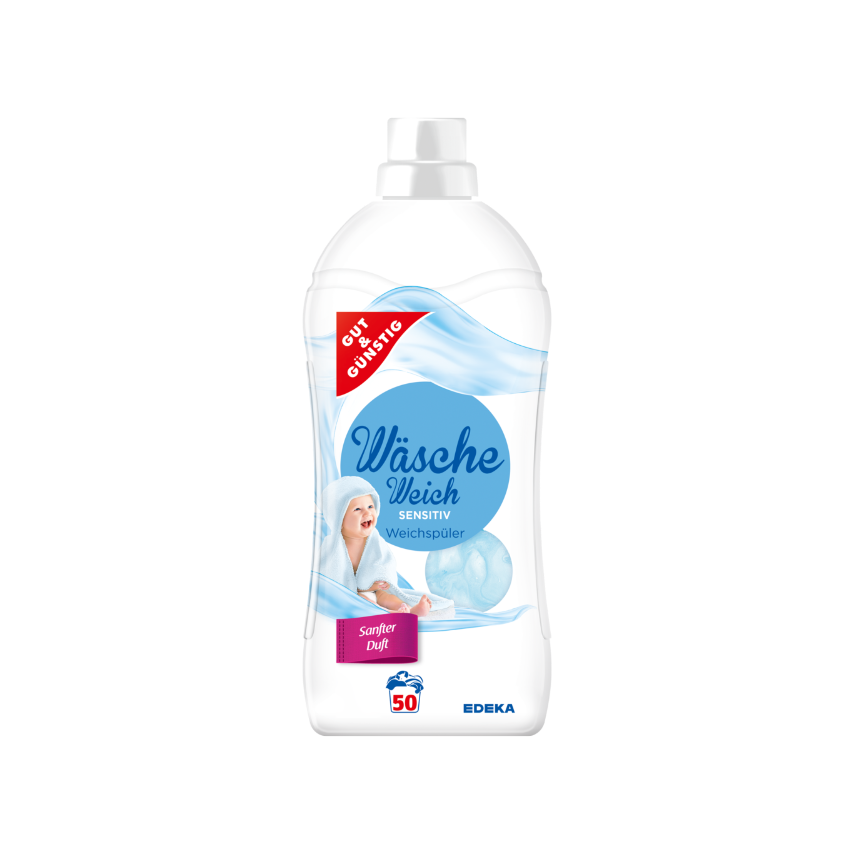 Хувцас зайлагч Цагаан Weichspuler sensitev 50WL 1.5л /1х*6/ Safe trade Герман