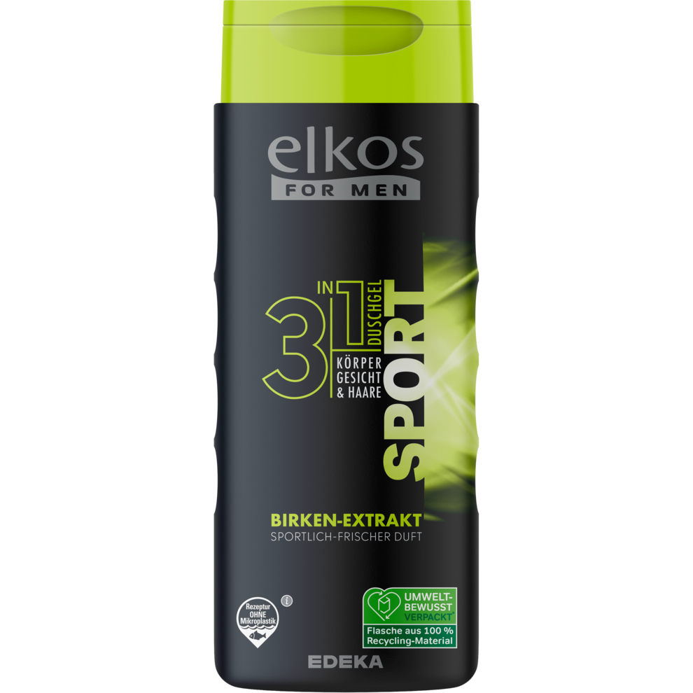 Биеийн шингэн саван Elkos 1х*8ш*300мл /эрэгтэй sport/ Safe trade Герман